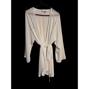 Victoria's Secret White Sheer Robe